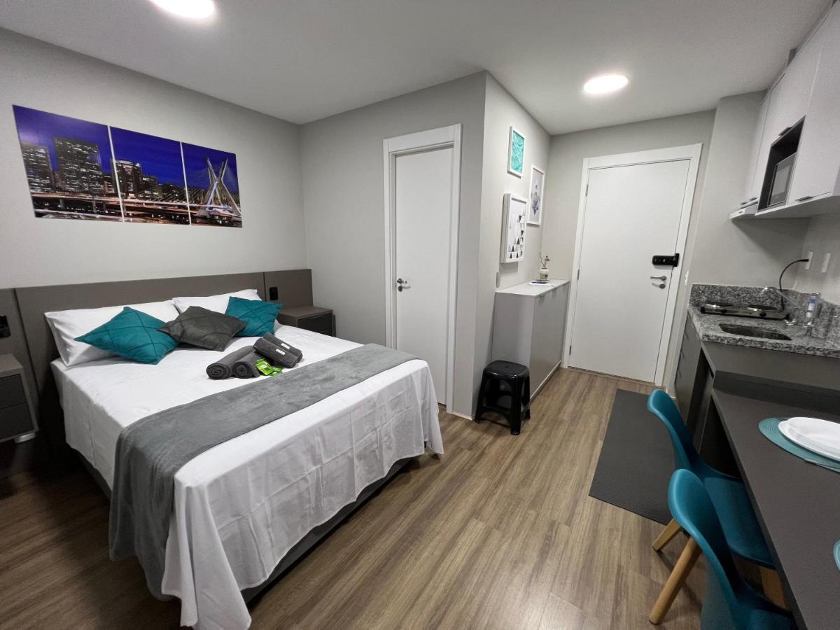Apartamento Studio No Ultimo Andar A 3 Min Da Estacao Bras